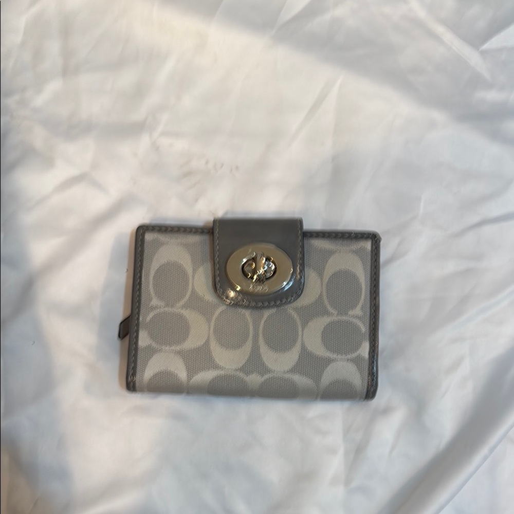 Gray Wallet with Logo Design